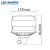 R65 FRESNEL rotating beacon - clip-on