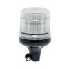 SESTO rotating beacon - 11 flash patterns - clear/yellow - DIN mounting