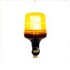 SESTO rotating beacon - 11 flash patterns - clear/yellow - DIN mounting