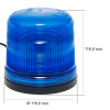 SESTO 11 rotating beacon - blue - magnetic base