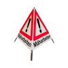 Folding sign with warning symbol VZ 101 - 70 cm - Mowing work - Daylight visible