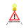 Folding sign with warning symbol VZ 101 - 70 cm - Mowing work - Daylight visible